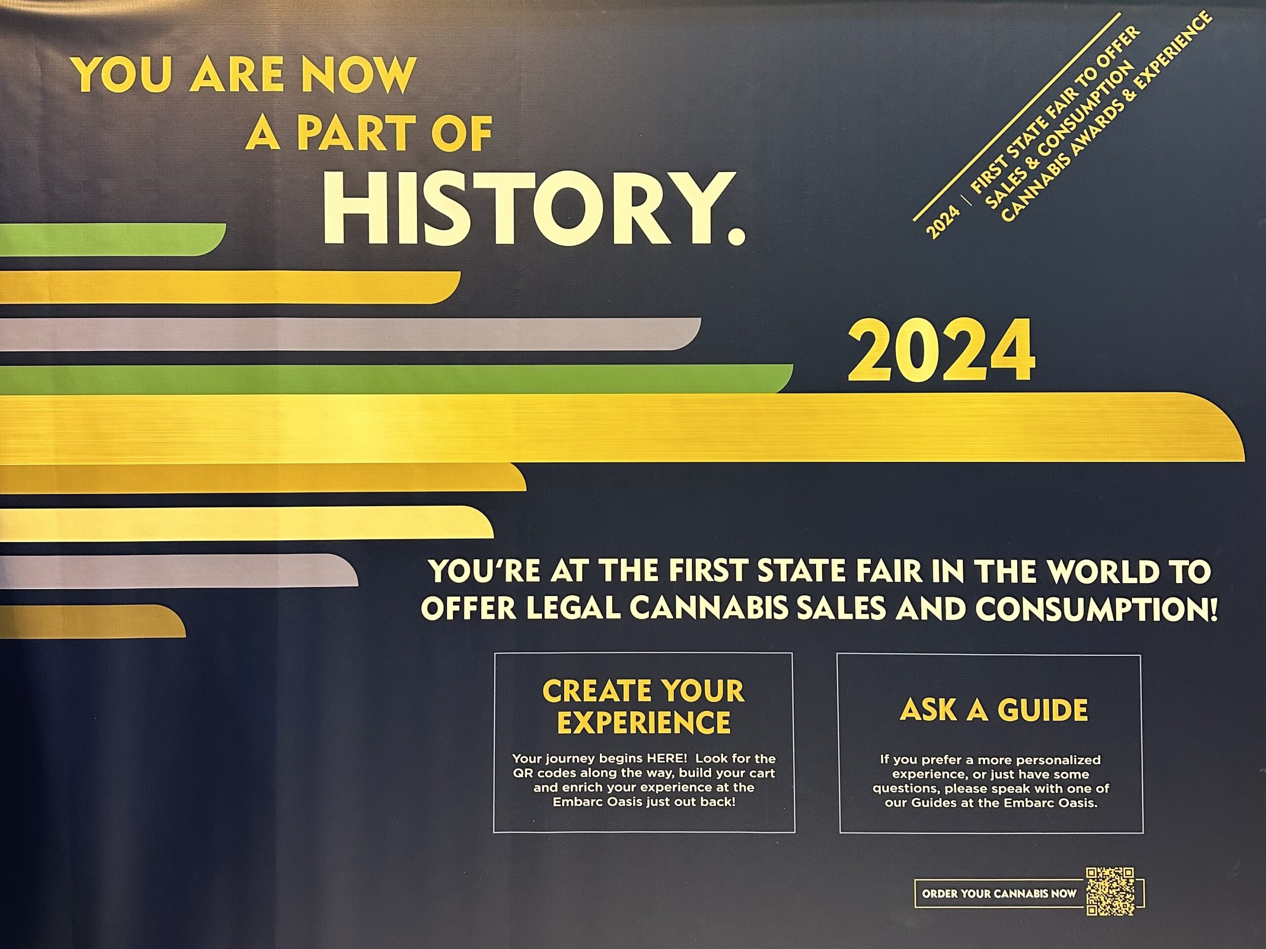 Exhibit wall at the 2024 California State Fair in Sacramento